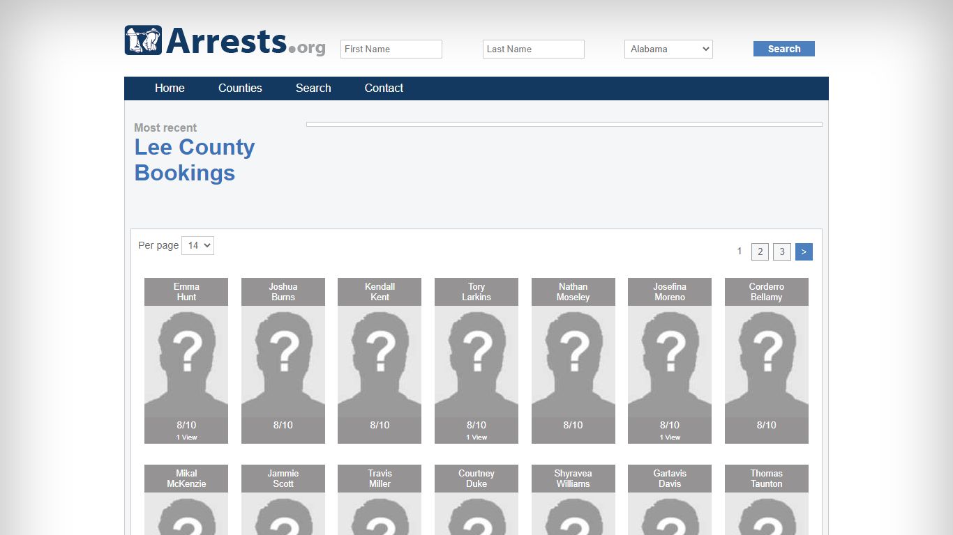Lee County Arrests and Inmate Search
